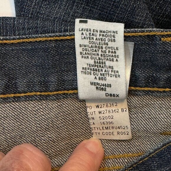 Claiborne Bootcut Jeans Men 40x32 Blue Dark Wash Straight Fit - Picture 8 of 13